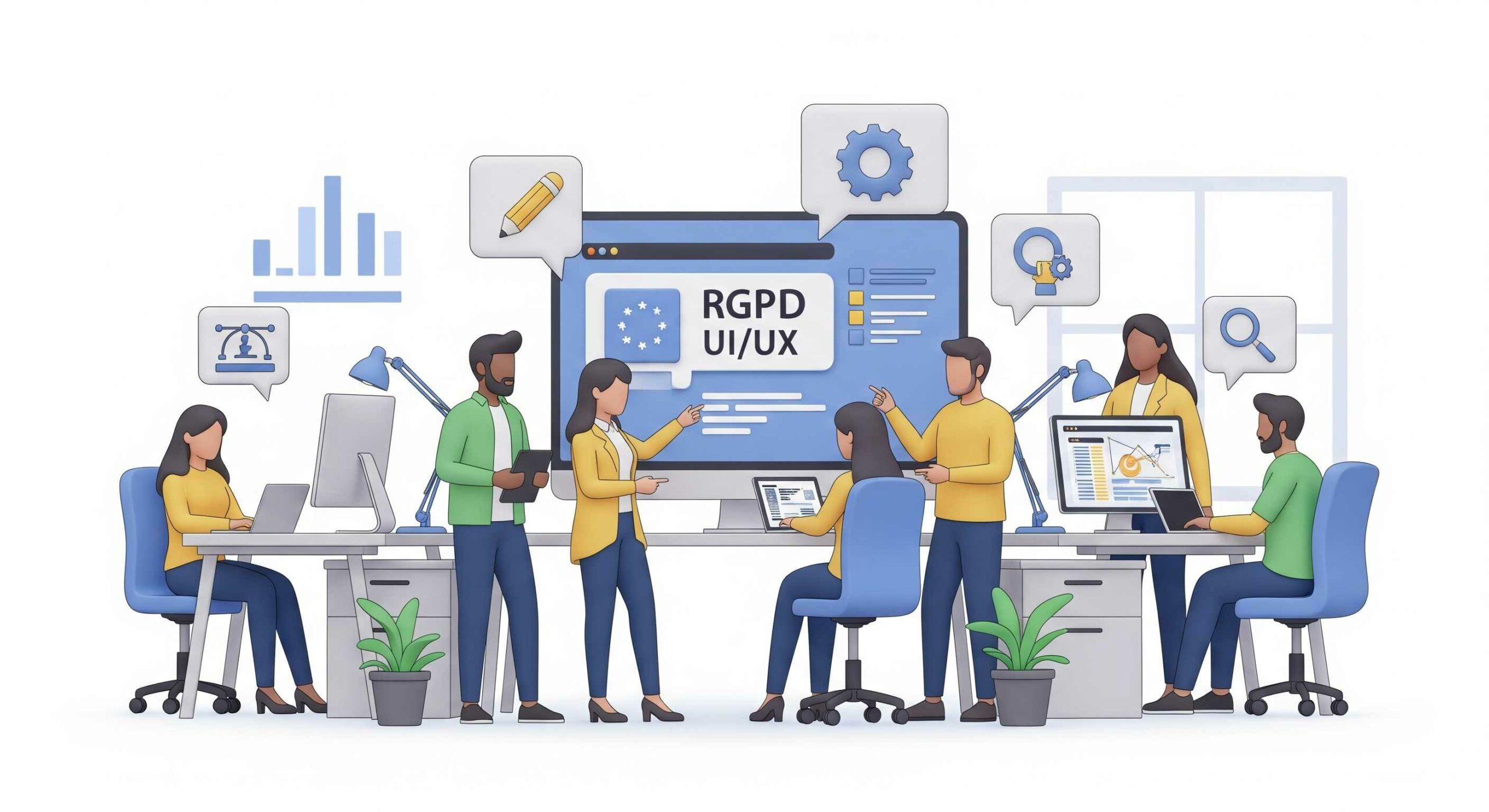 Agence digitale Toulouse : accompagner le RGPD au niveau design UI/UX (dark patterns, consent UX)